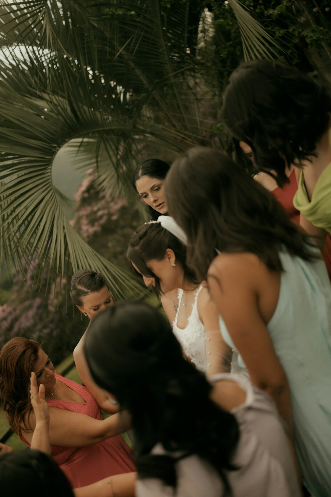 Diverse group of Brazilians in a circle discussing during a workshop