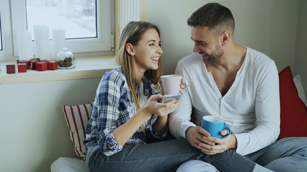 couple having deep conversation