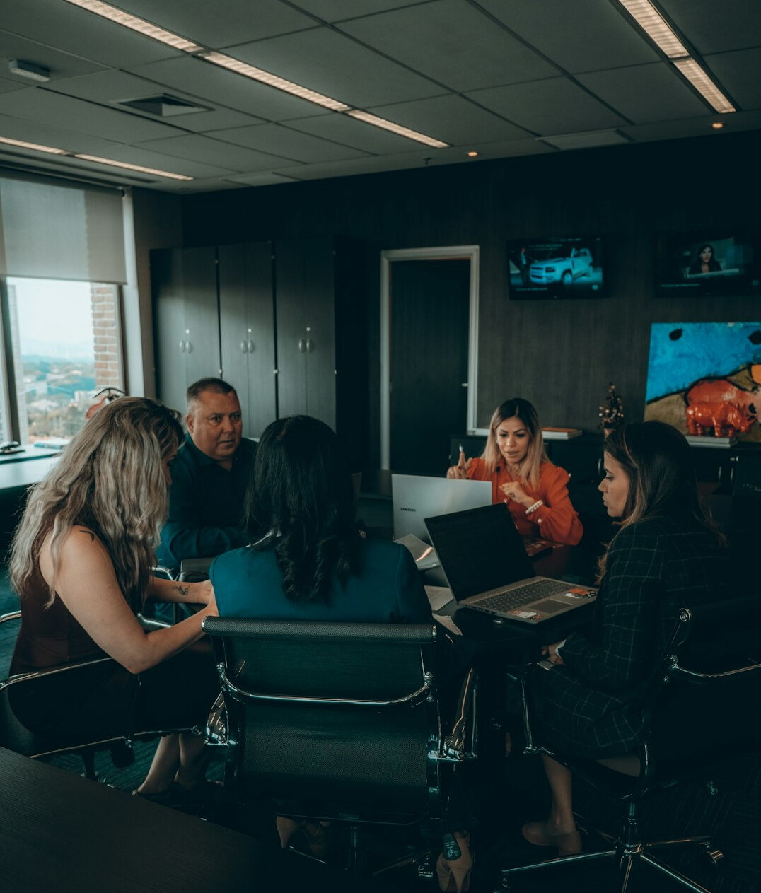 diverse group meeting